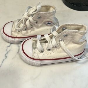 (Like New) White baby converse